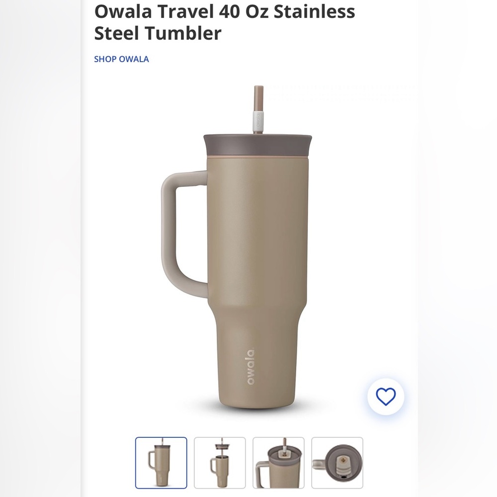 Owala FreeSip 40oz Tumbler with Straw 2 in 1